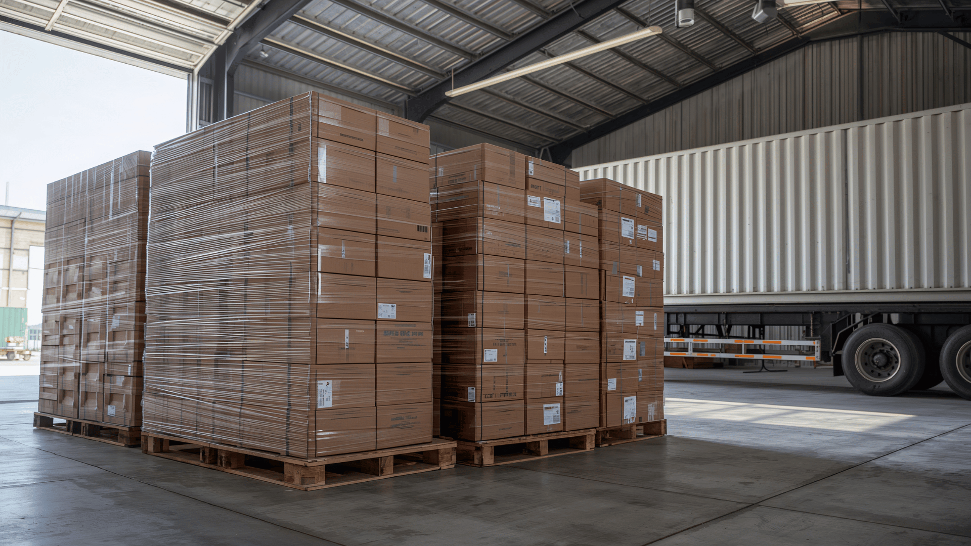 Warehouse worker consolidating a batch shipment on Stacket WMS