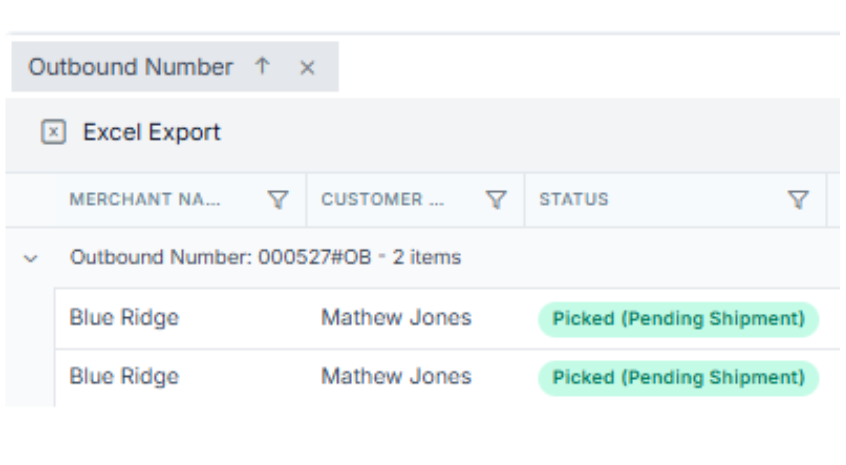 Stacket clothing brand client portal screen for inventory, orders, returns, and reports