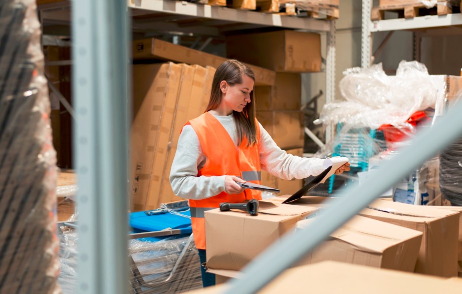 Warehouse team assembling and staging kitted inventory on Stacket WMS