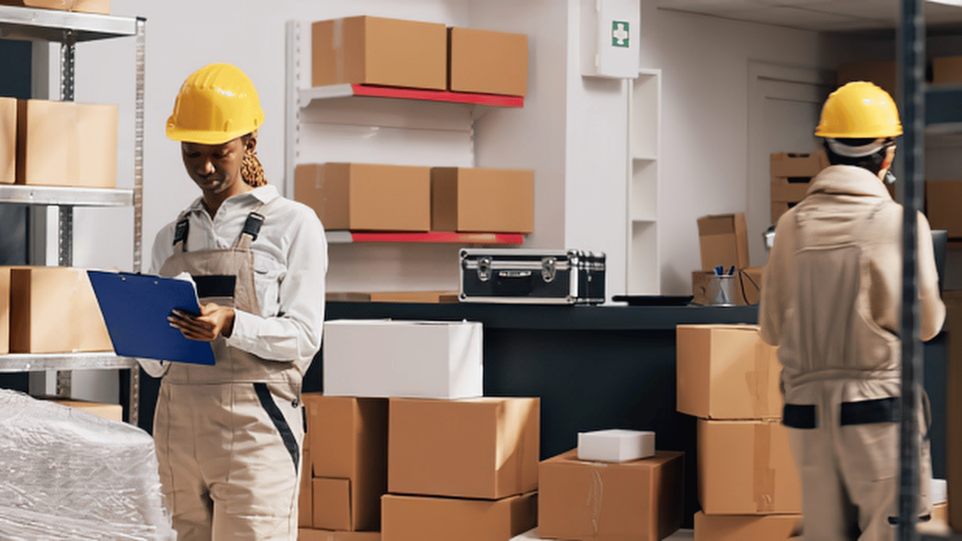 Warehouse team assembling a bundle order on Stacket WMS